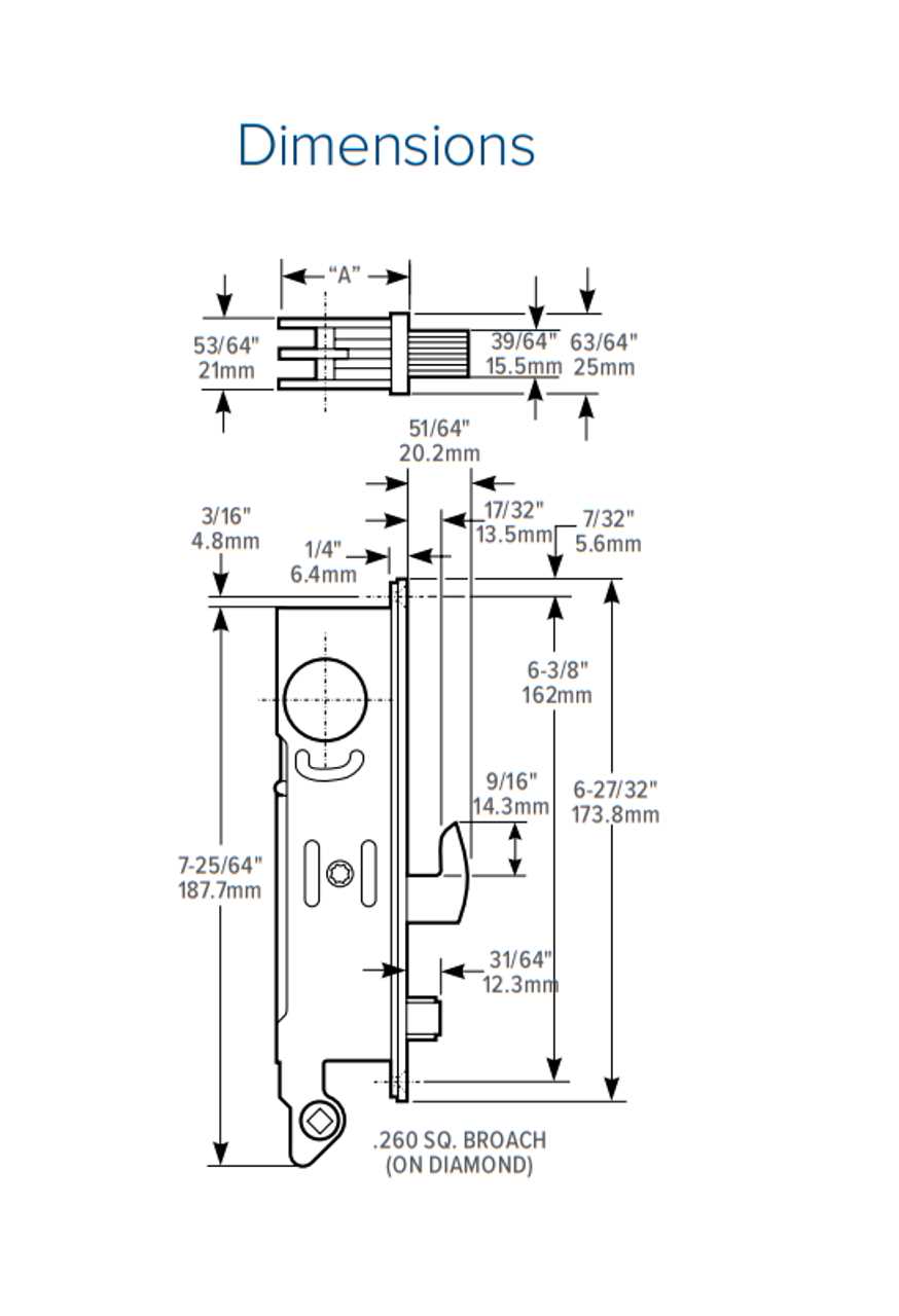 deadlatch parts diagram