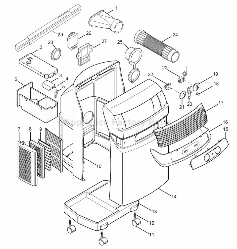 delonghi parts diagram