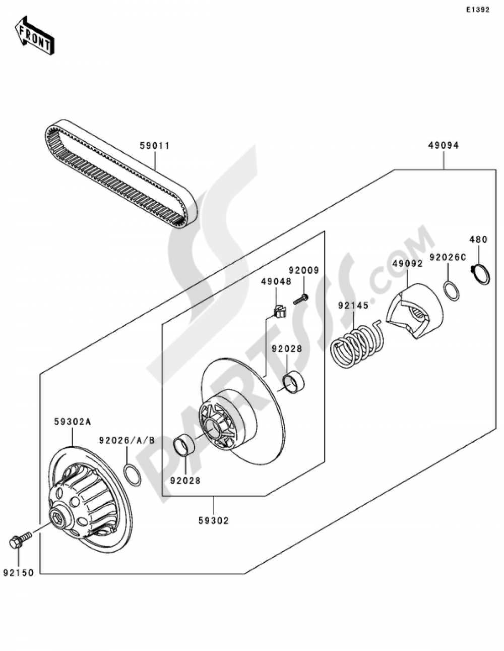 delta monitor 1700 series parts diagram