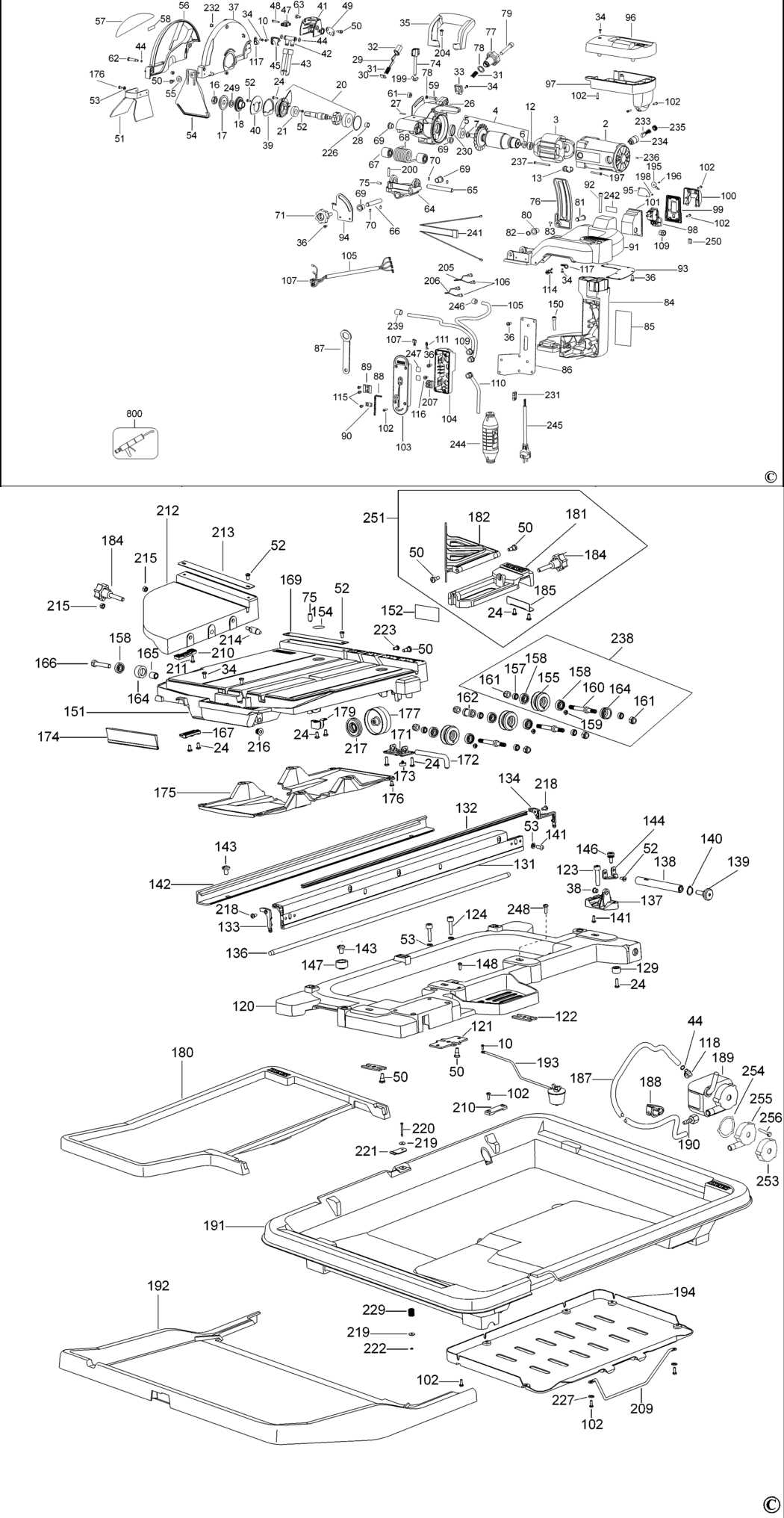 dewalt d24000 parts diagram