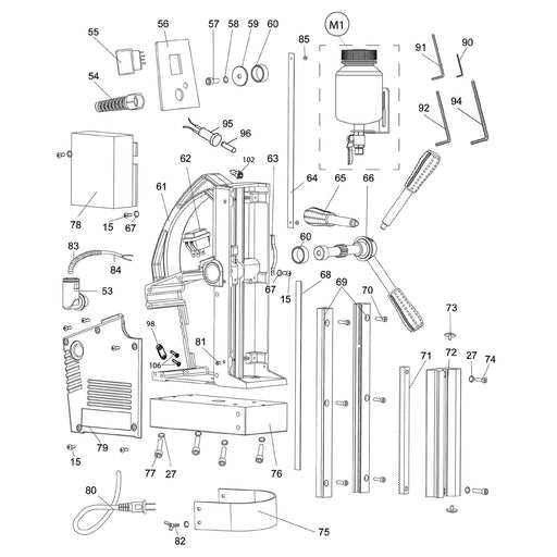 dewalt d24000 parts diagram