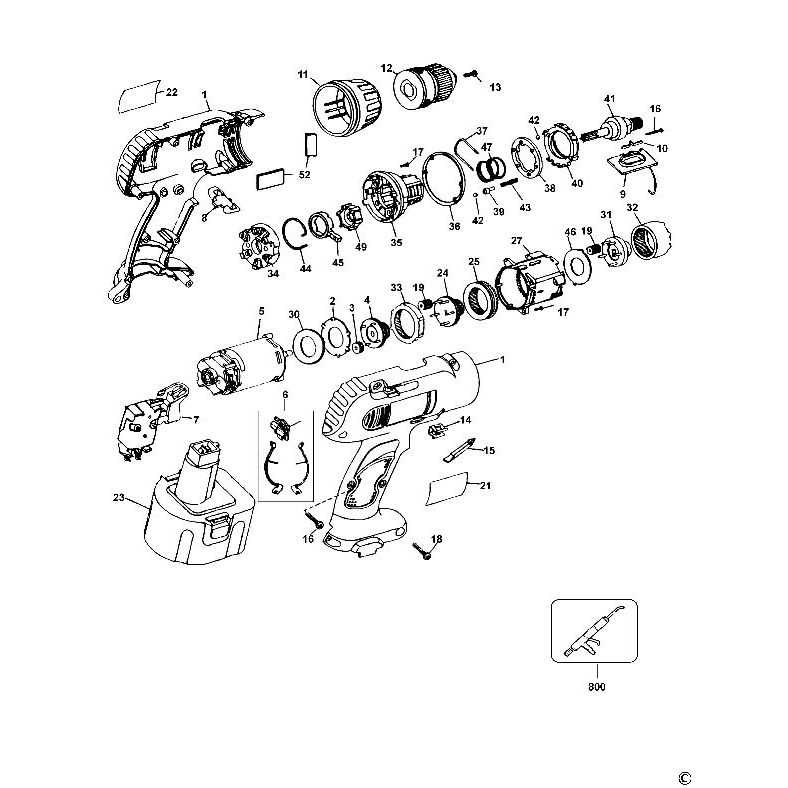 dewalt drill parts diagram