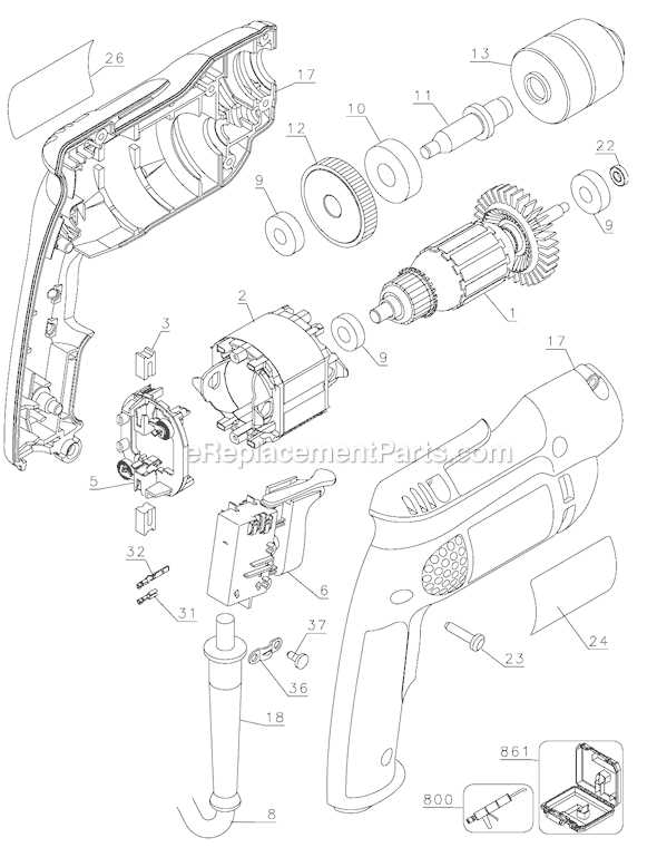 dewalt drill parts diagram