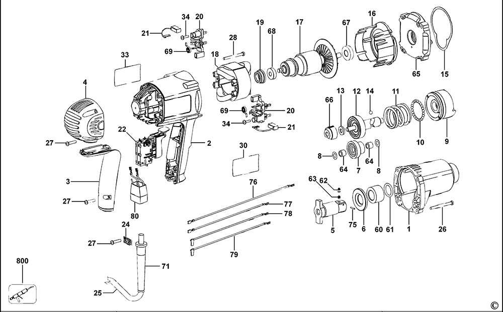 dewalt impact driver parts diagram