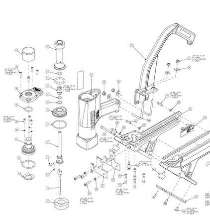 dewalt nail gun parts diagram