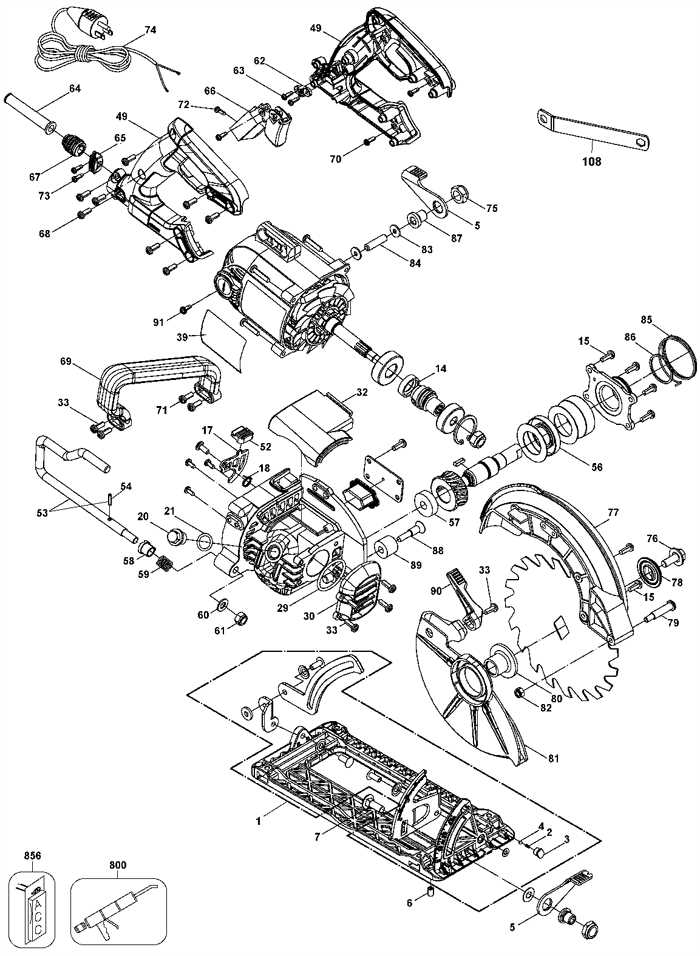 dewalt sawzall parts diagram