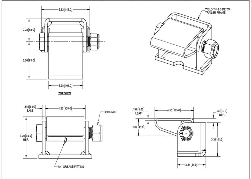 diagram dump truck body parts name