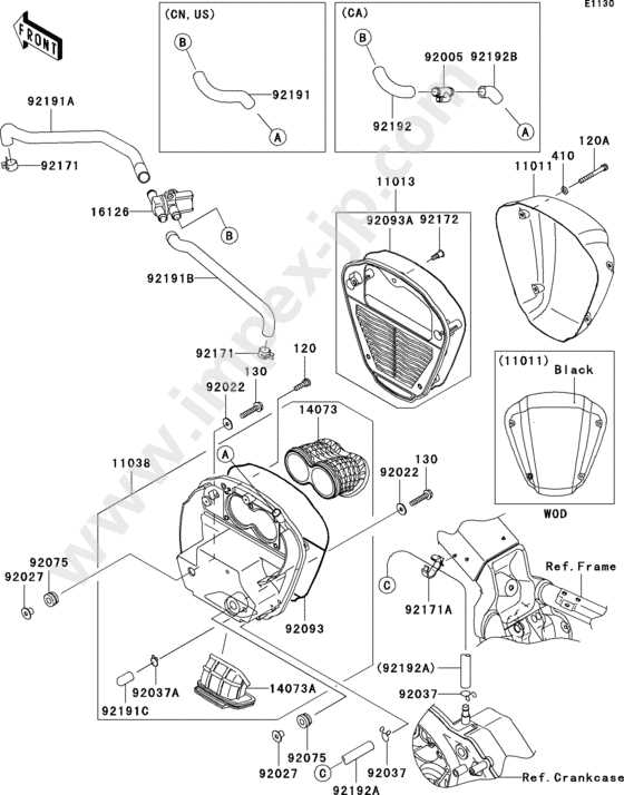 diagram of motorcycle parts