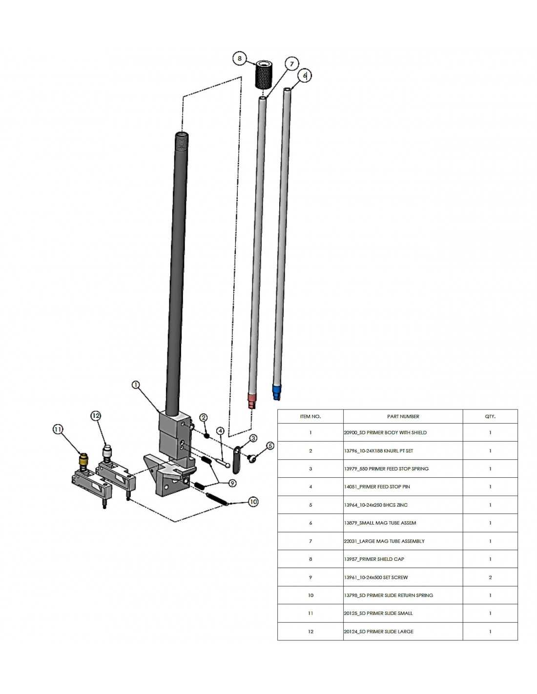 dillon 1050 parts diagram