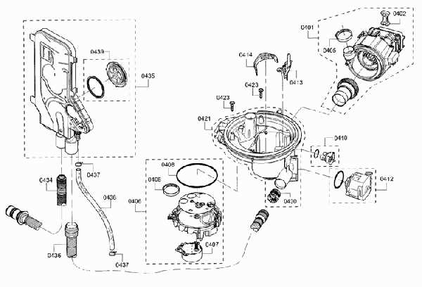 dishwasher parts diagram