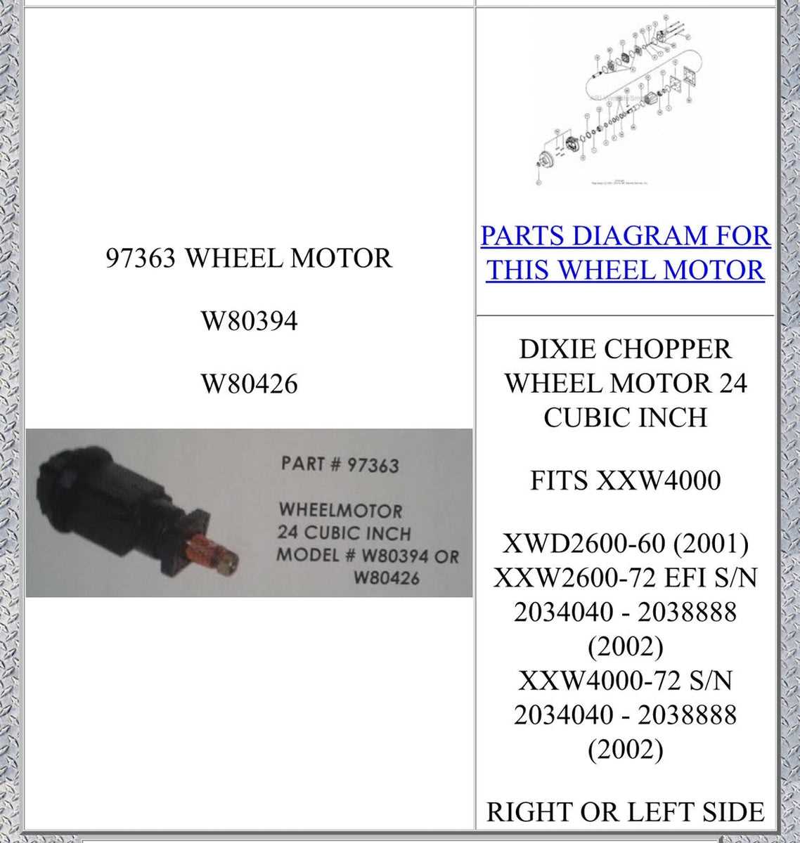 dixie chopper parts diagram