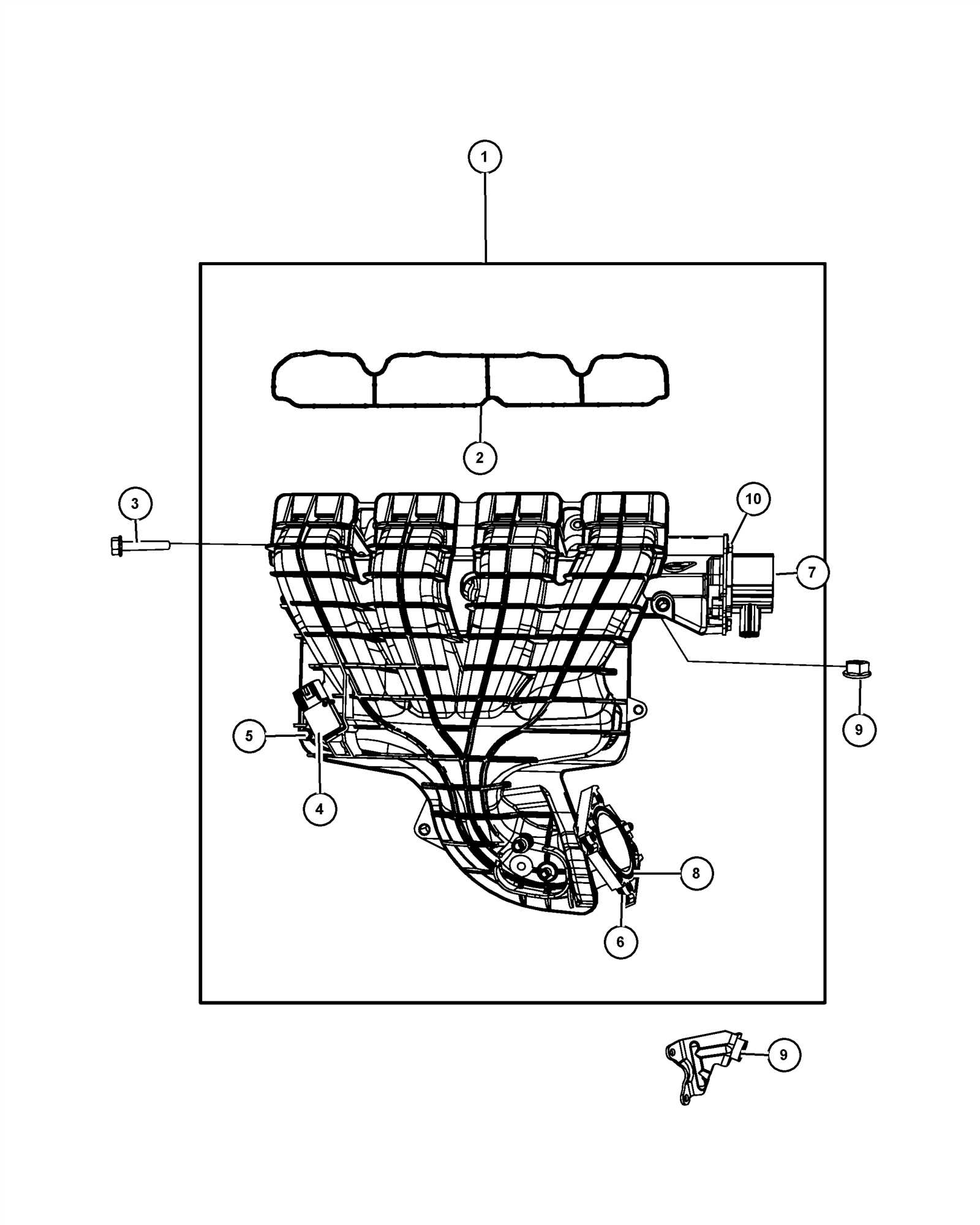 dodge caliber parts diagram