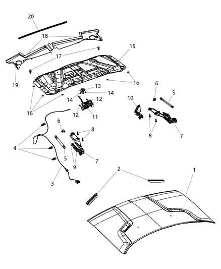 dodge challenger parts diagram