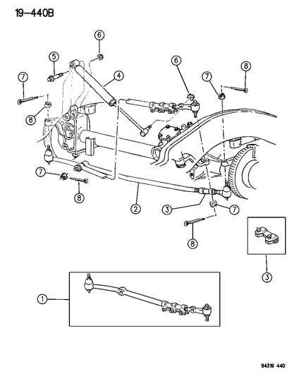 dodge ram 3500 steering parts diagram