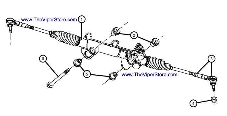 dodge ram steering parts diagram