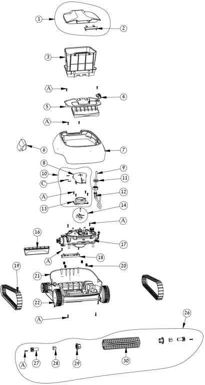 dolphin e10 parts diagram