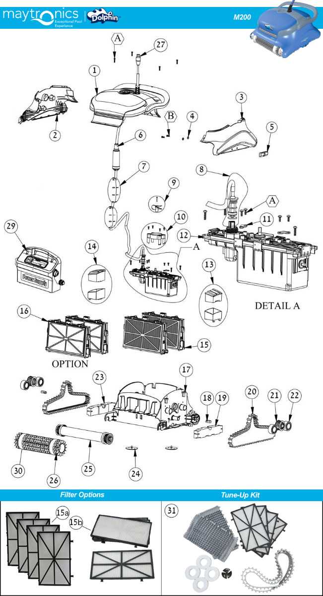 dolphin s200 parts diagram