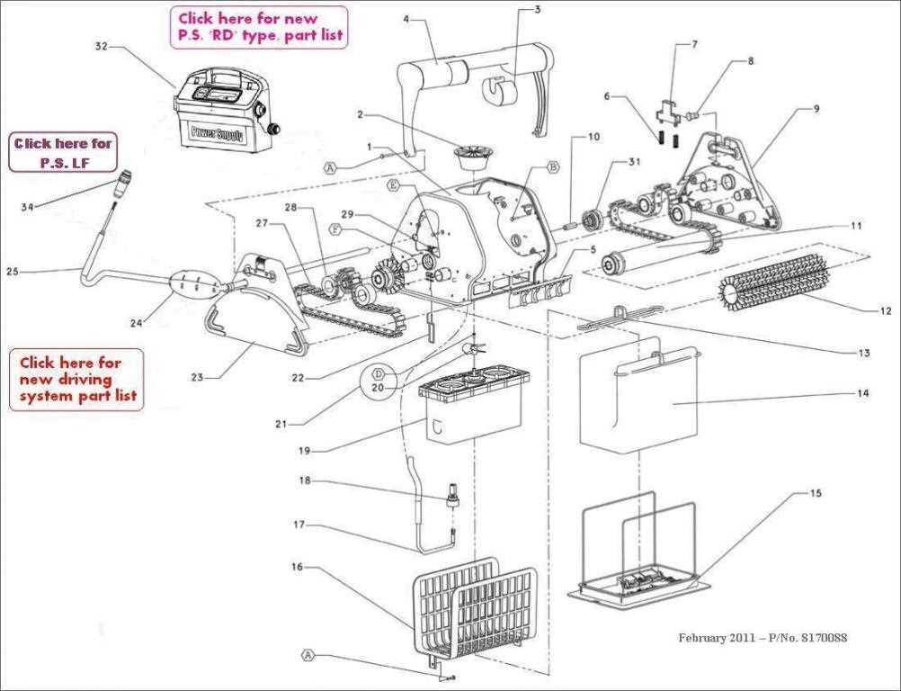 dolphin s300 parts diagram