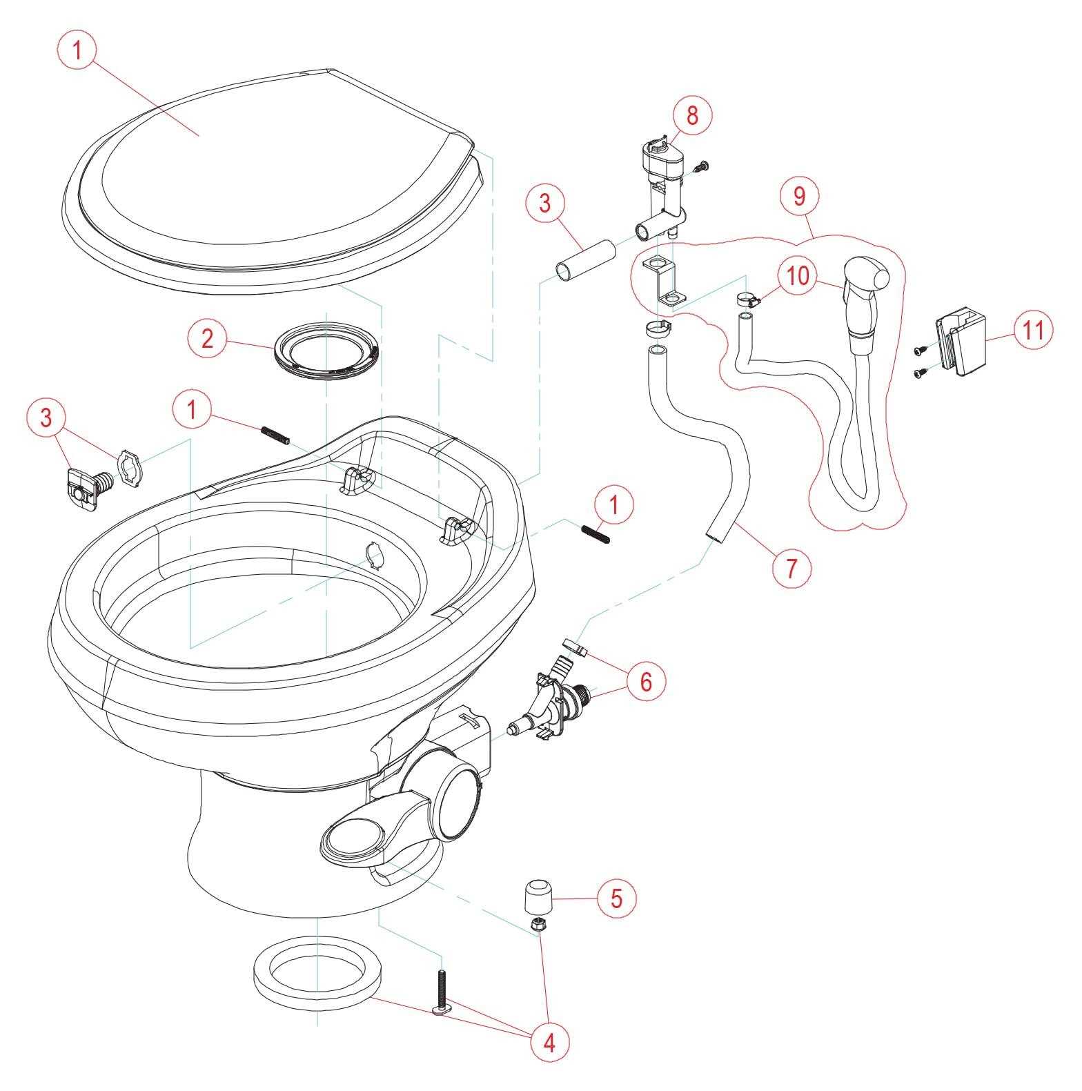 dometic 210 parts diagram