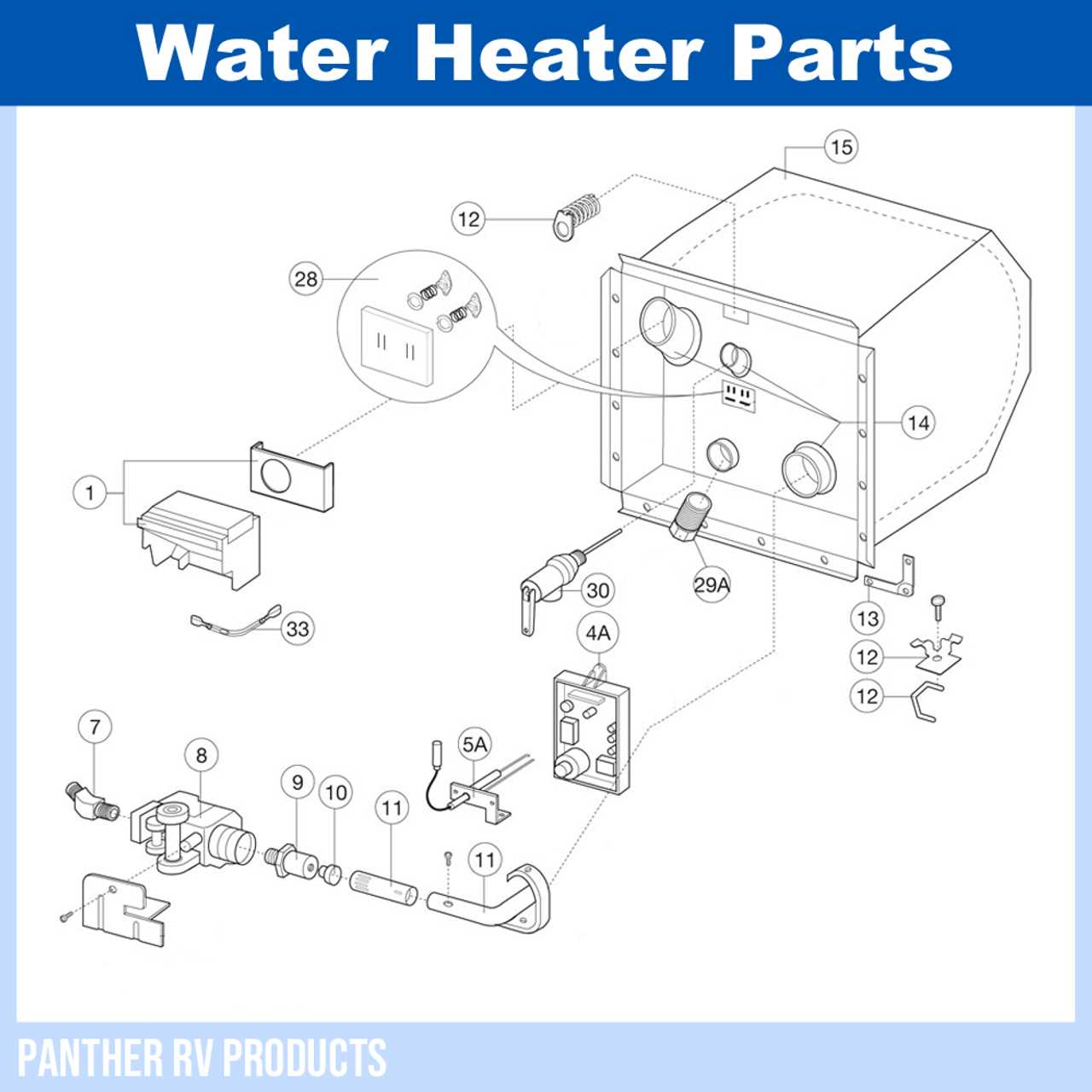 dometic rv air conditioner parts diagram