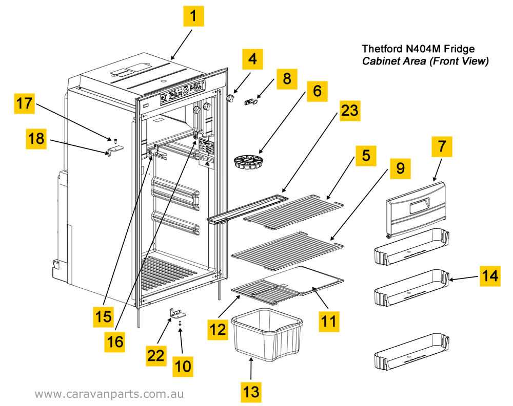 dometic vg4 parts diagram