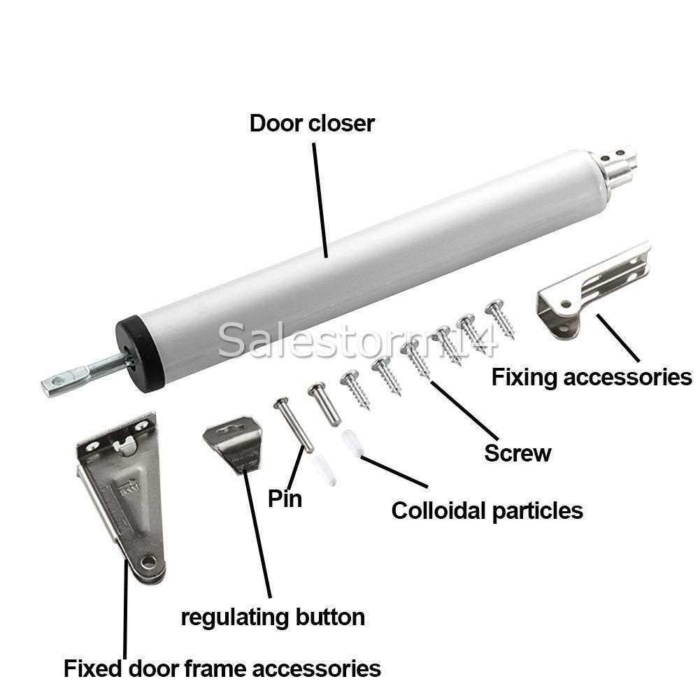 door closer parts diagram