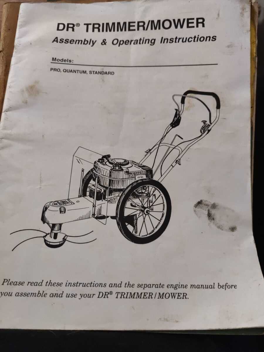 dr trimmer parts diagram