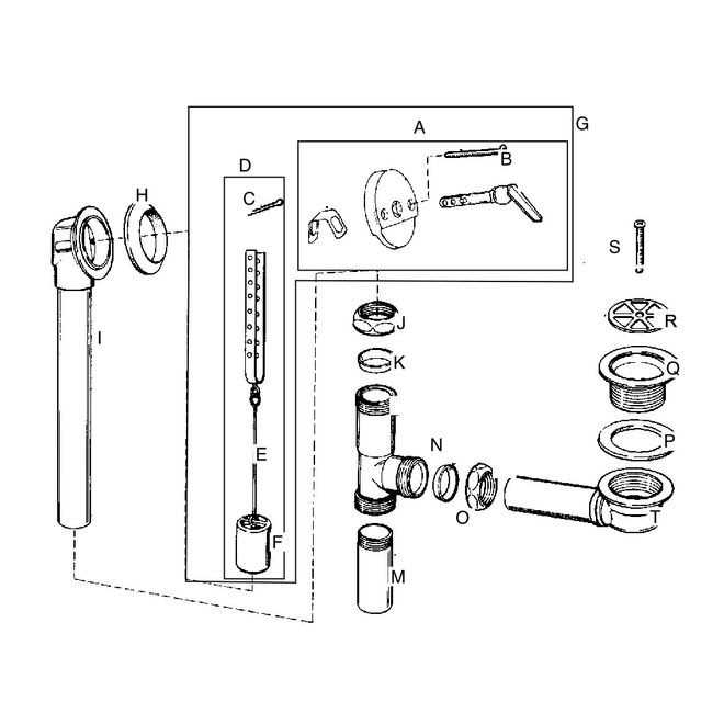 drain parts diagram