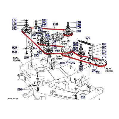 drive belt kubota z421 parts diagram