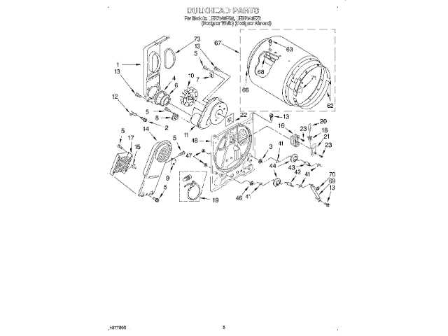 dryer diagram of parts