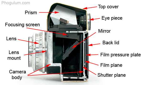 dslr camera parts diagram