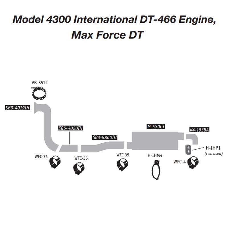 dt466 engine parts diagram