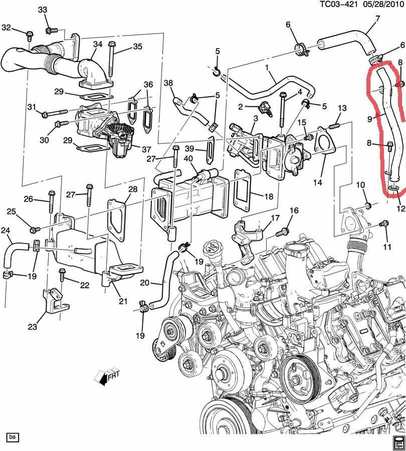 duramax engine parts diagram