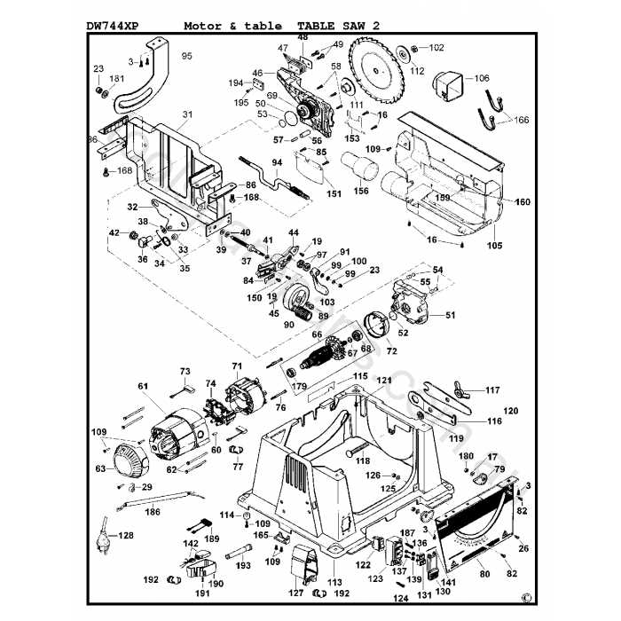 dwe7491 parts diagram