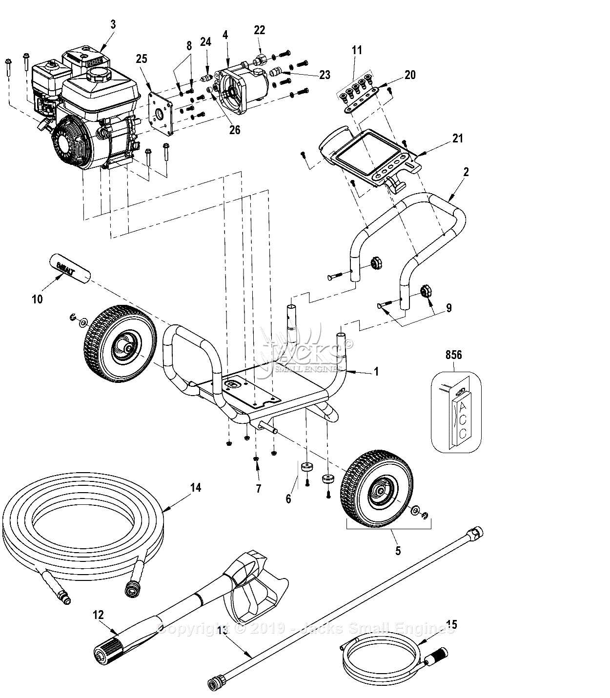 dxpw3625 parts diagram