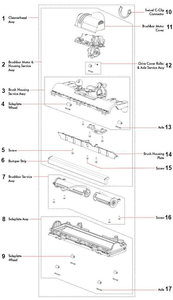 dyson ball multi floor 2 parts diagram