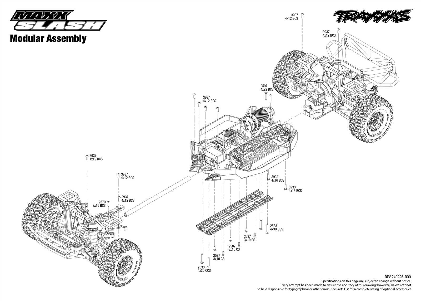 e revo vxl parts diagram