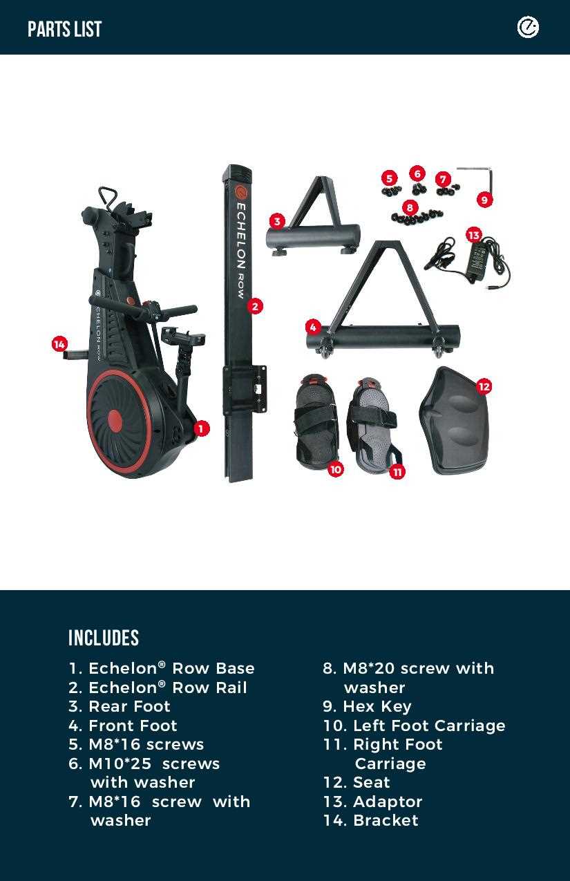 echelon bike parts diagram