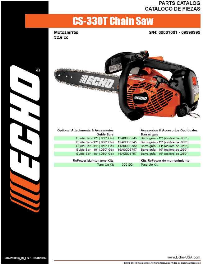 echo chainsaw parts diagram