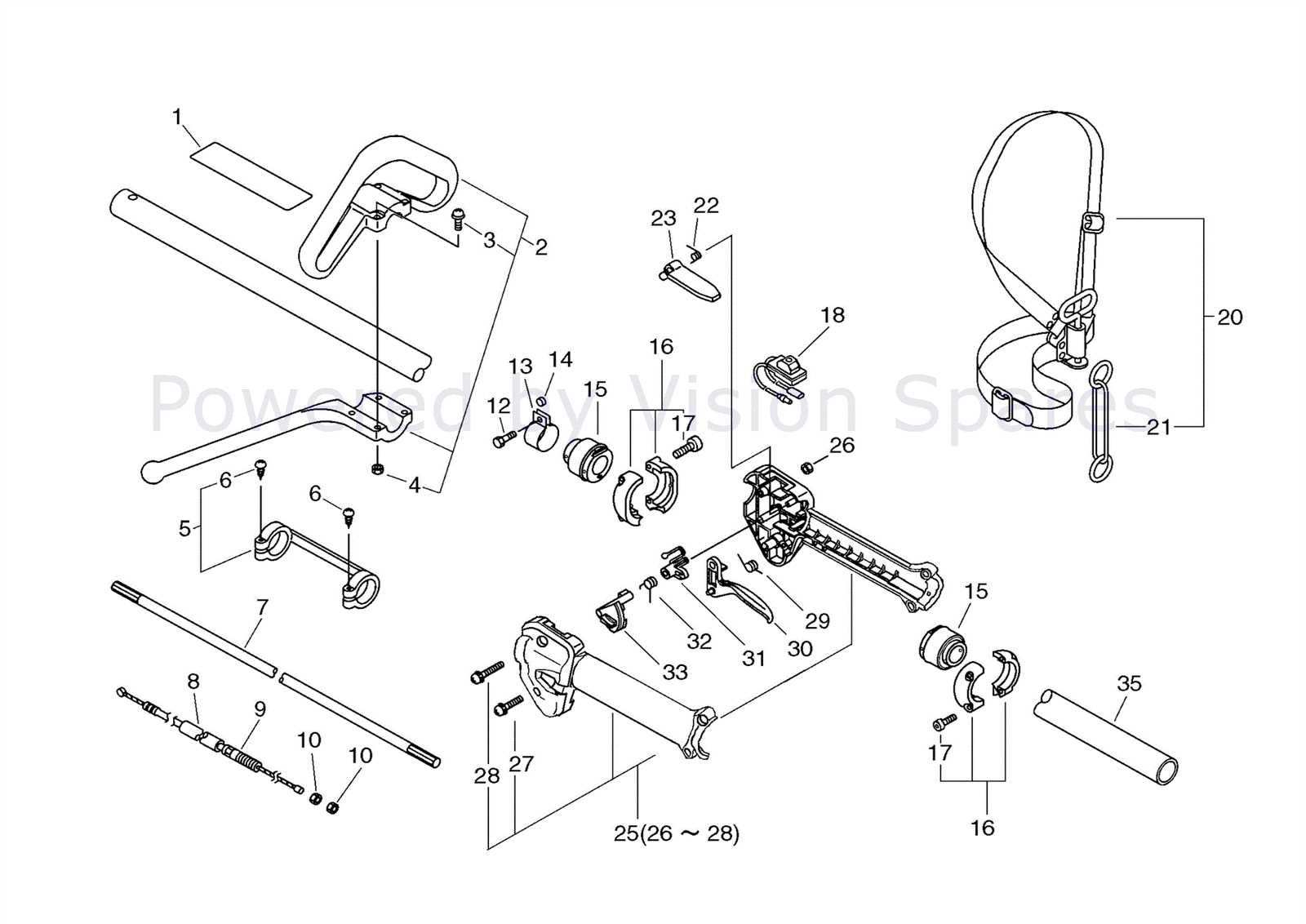 echo es 250 parts diagram