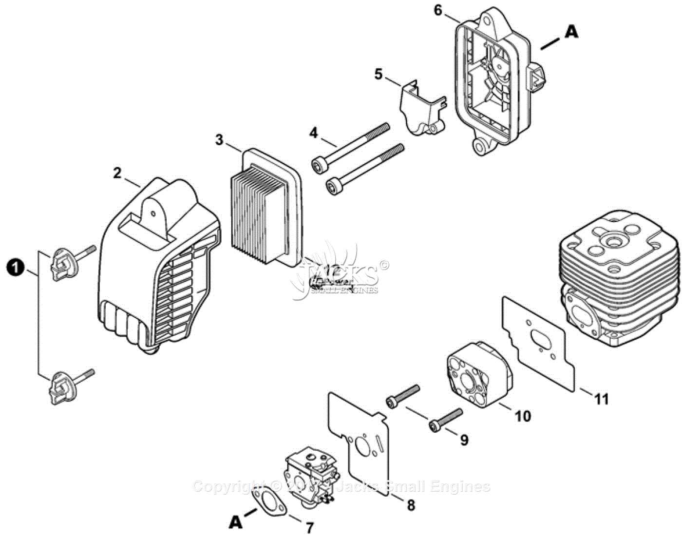 echo leaf blower parts diagram