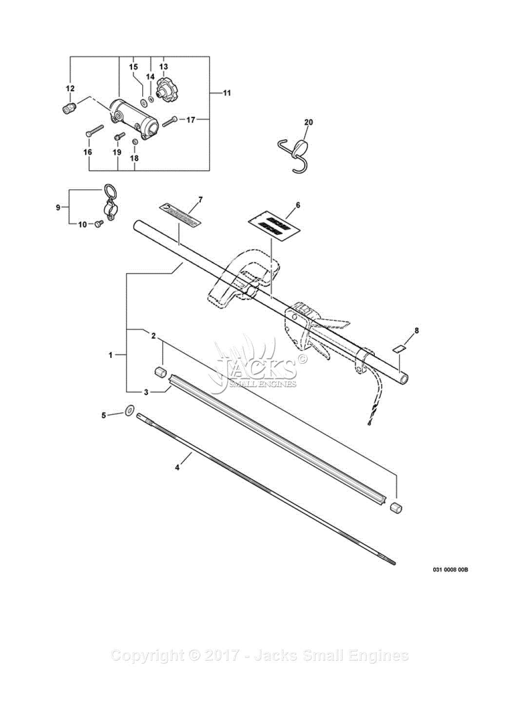 echo pas 2620 parts diagram