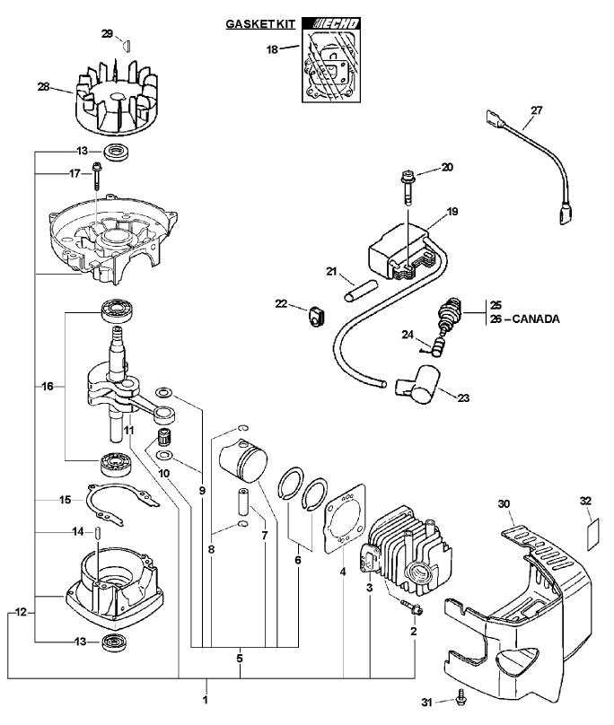 echo tc 210 parts diagram