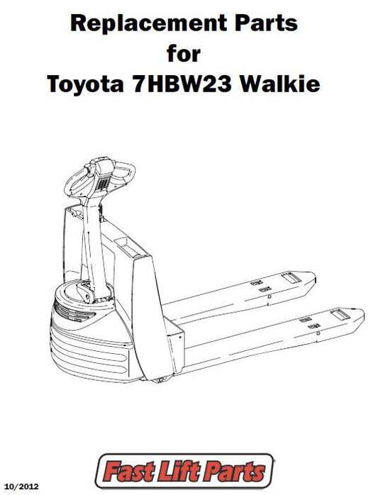 electric pallet jack parts diagram