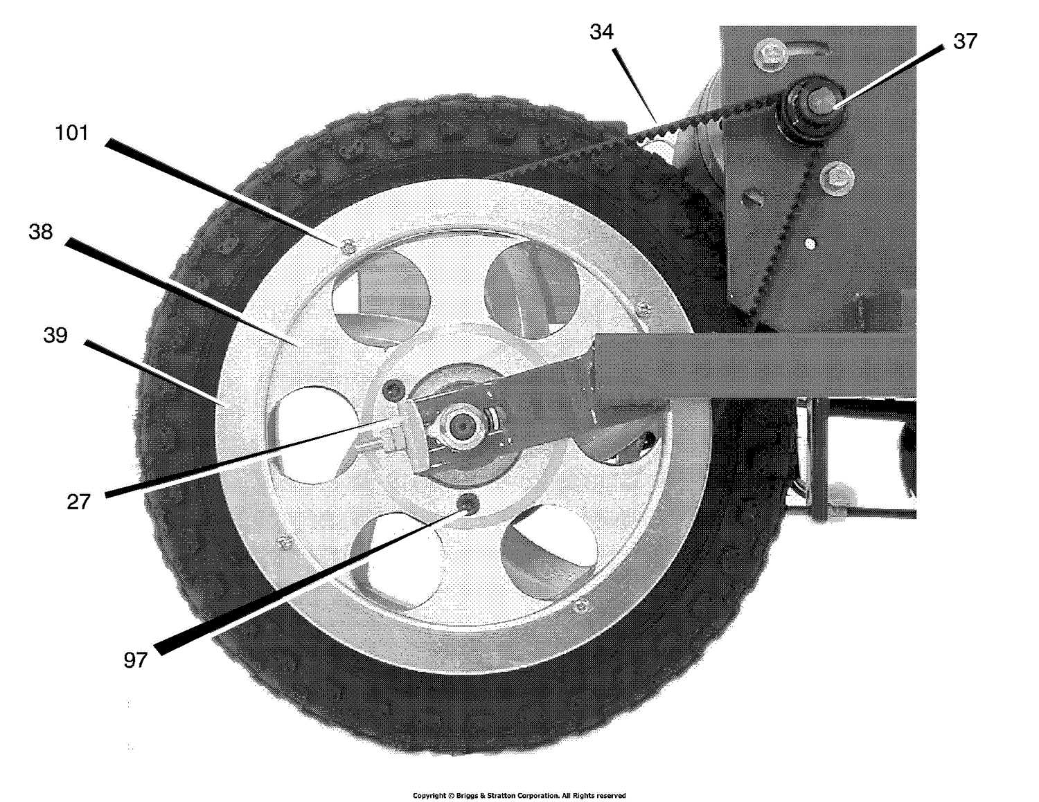 electric scooter parts diagram