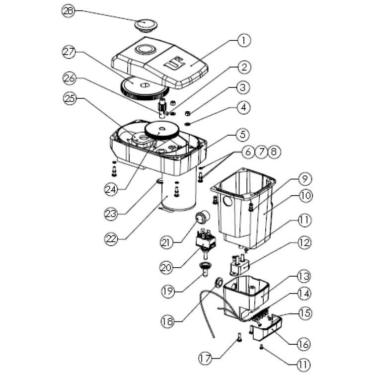 electric trailer jack parts diagram