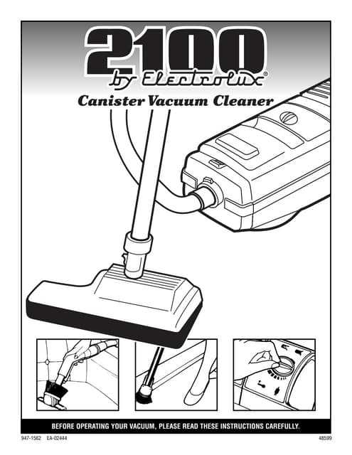 electrolux canister vacuum parts diagram