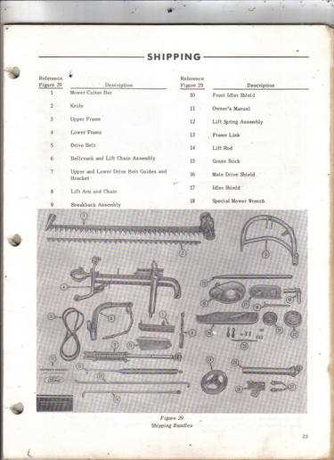 enorossi sickle bar mower parts diagram