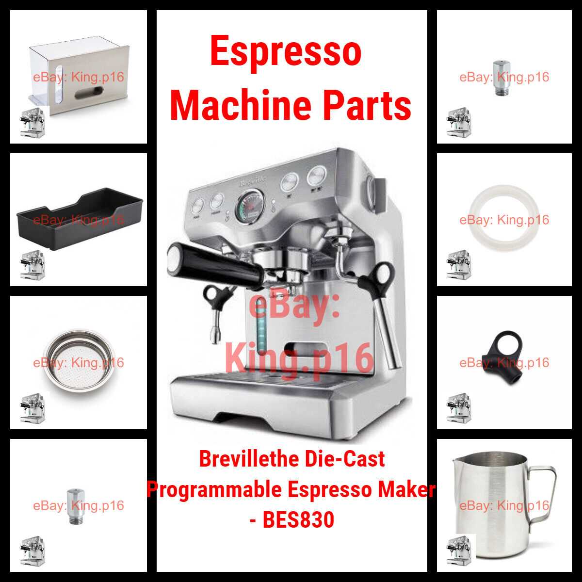 espresso machine diagrams parts