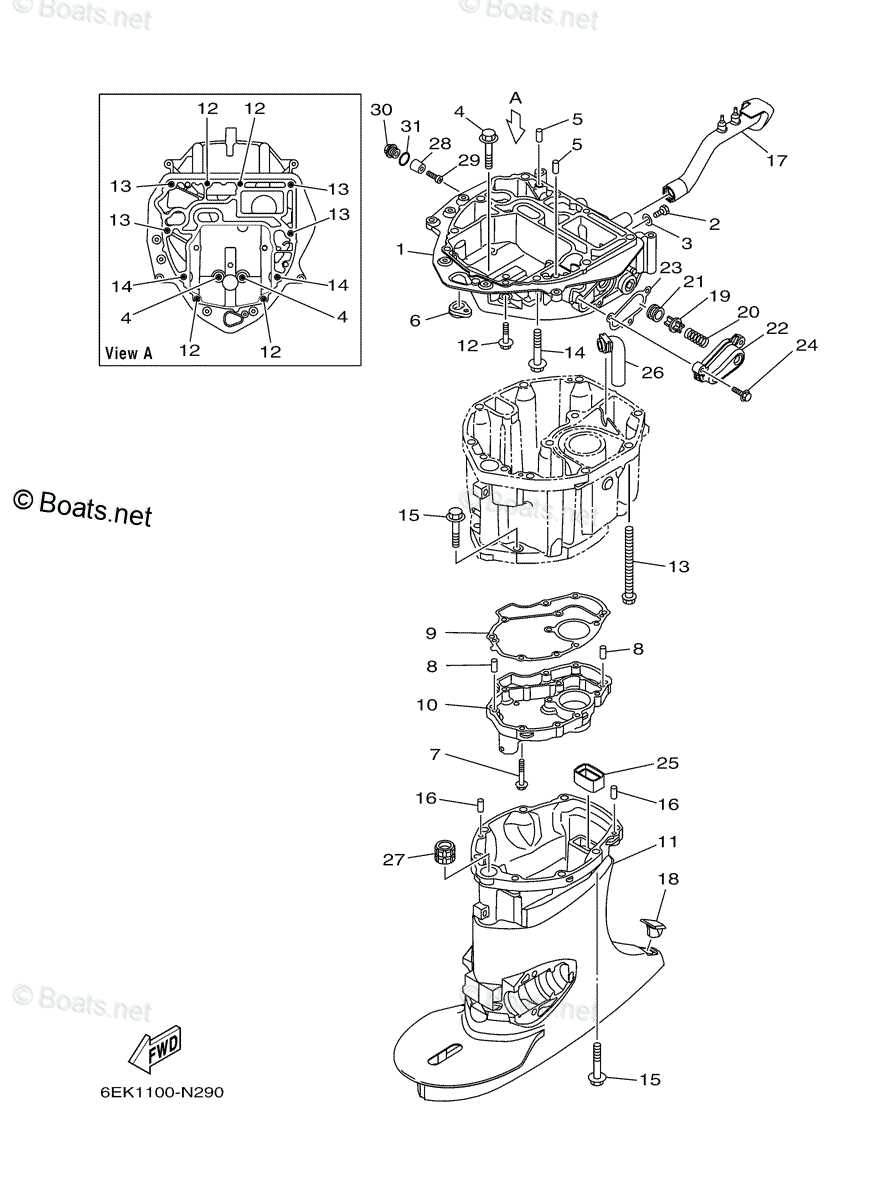 evinrude etec 115 parts diagram